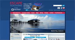 Desktop Screenshot of escapetothesoutheast.com